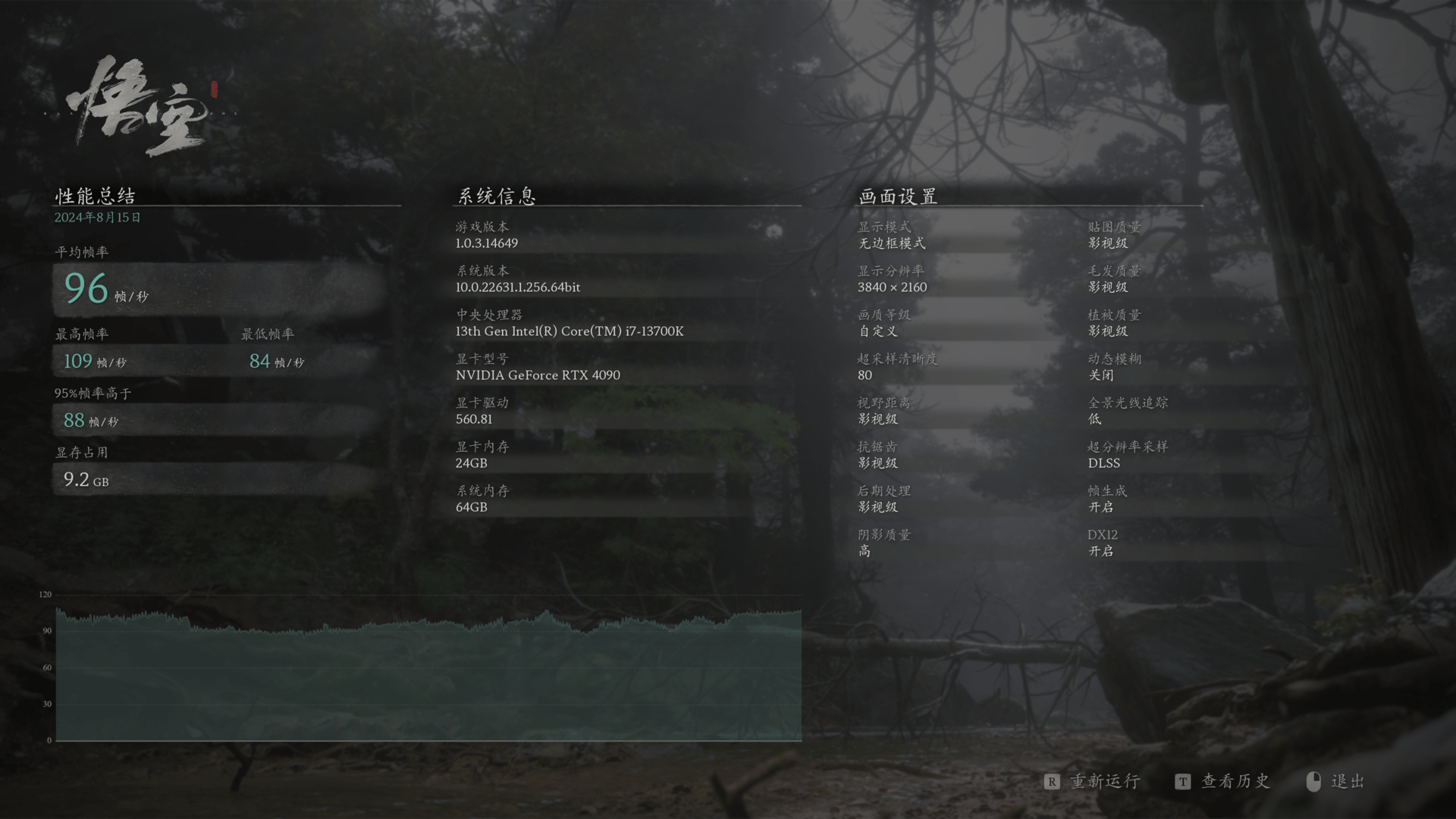 [全景光线追踪-低] 测试结果